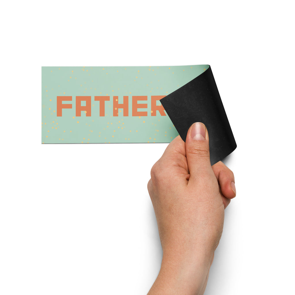 Father Figure Car Magnet