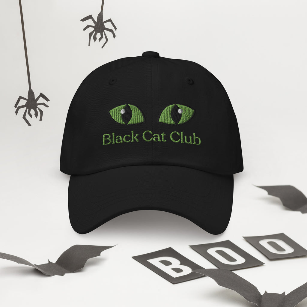 Black Cat Club | Green Eyes Baseball Cap