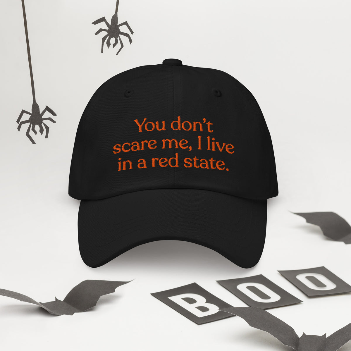 You Don’t Scare Me, I Live in a Red State Baseball Cap