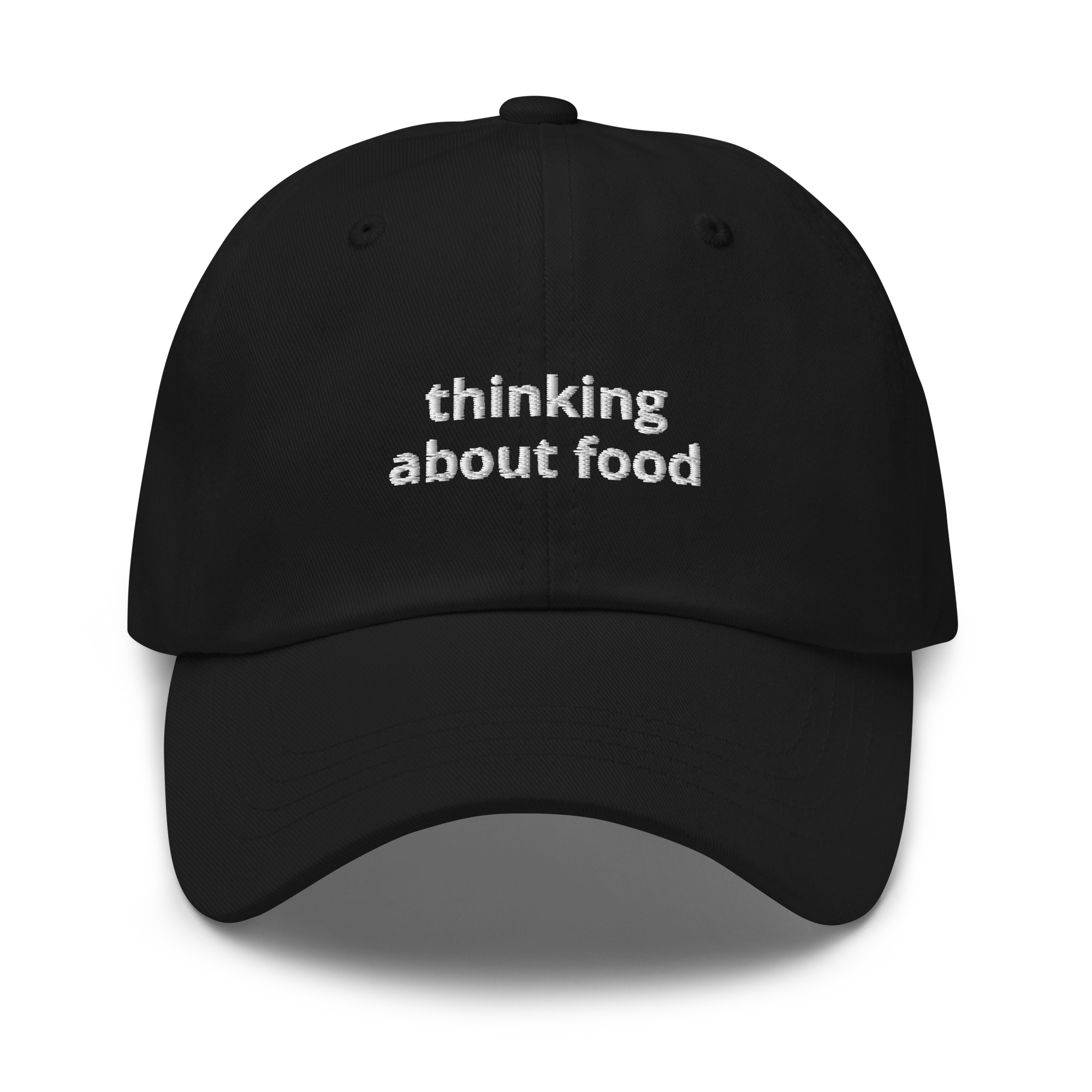 Thinking About Food Baseball Cap