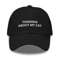 Thinking About My Cat Baseball Cap