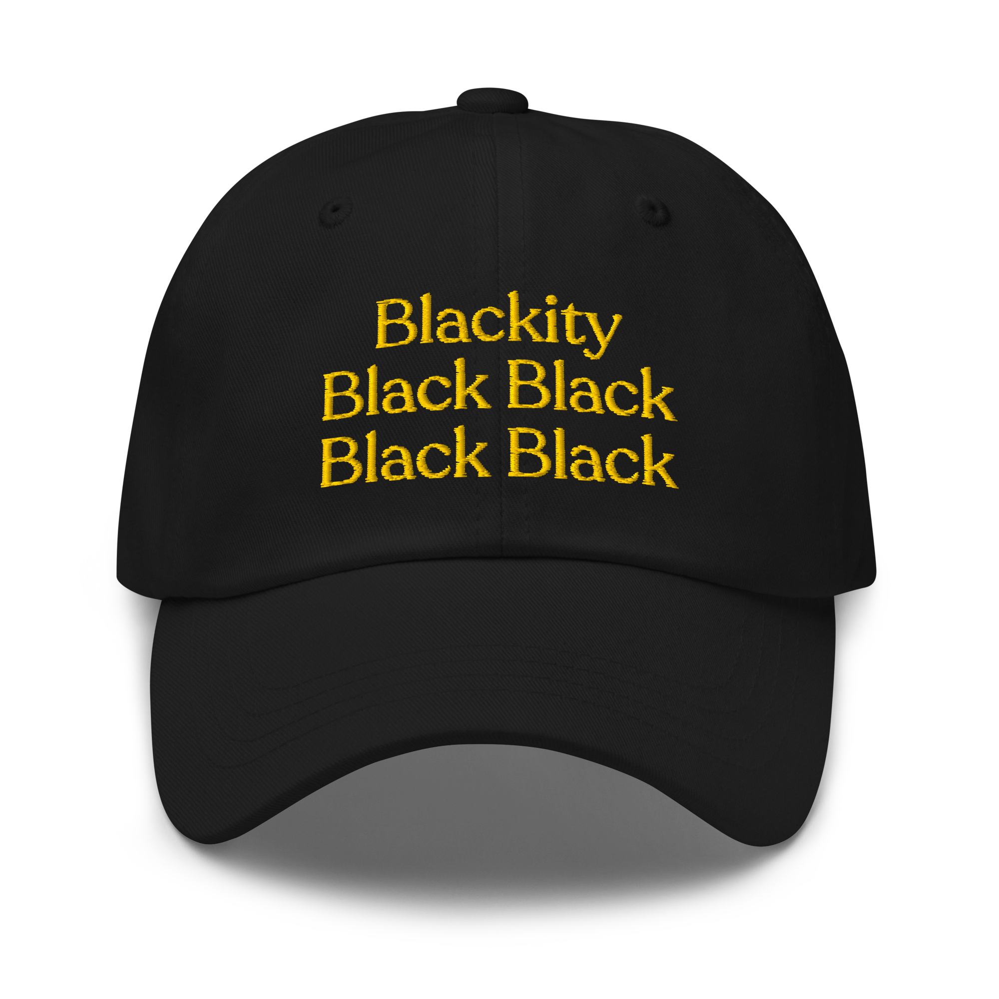Blackity Black Black Baseball Cap