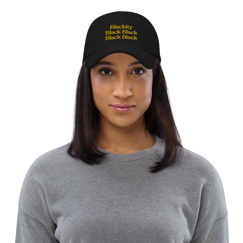 Blackity Black Black Baseball Cap
