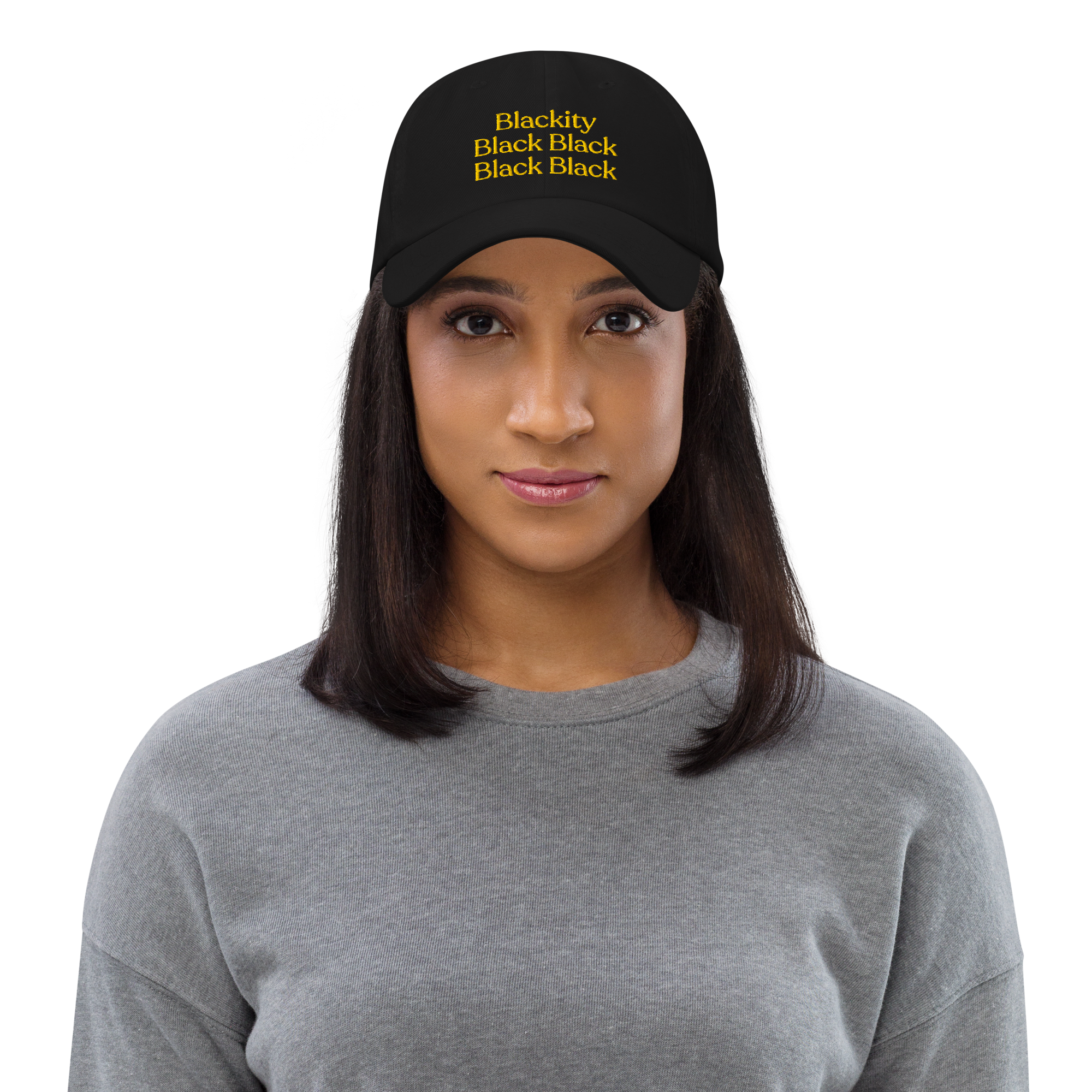 Blackity Black Black Baseball Cap