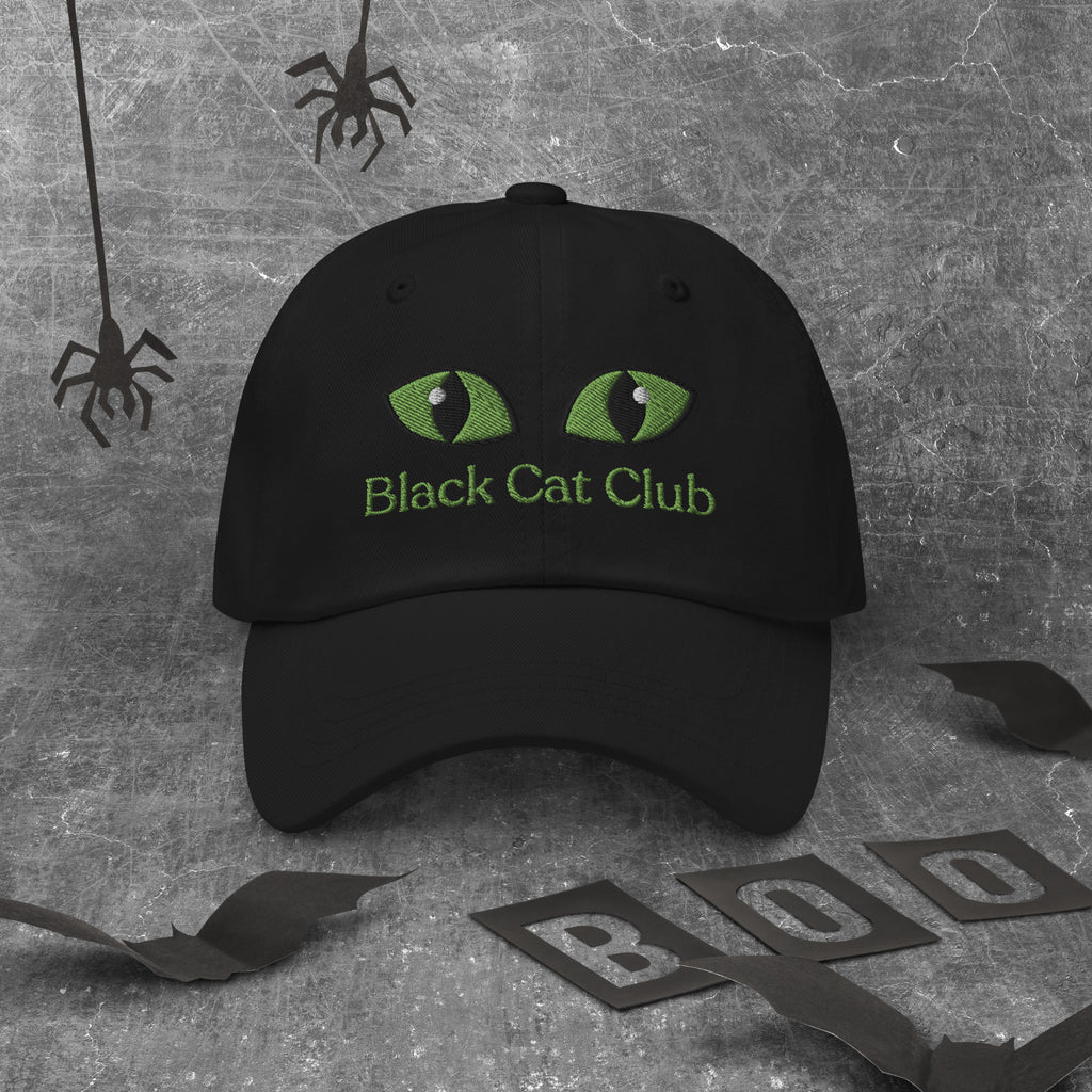 Black Cat Club | Green Eyes Baseball Cap