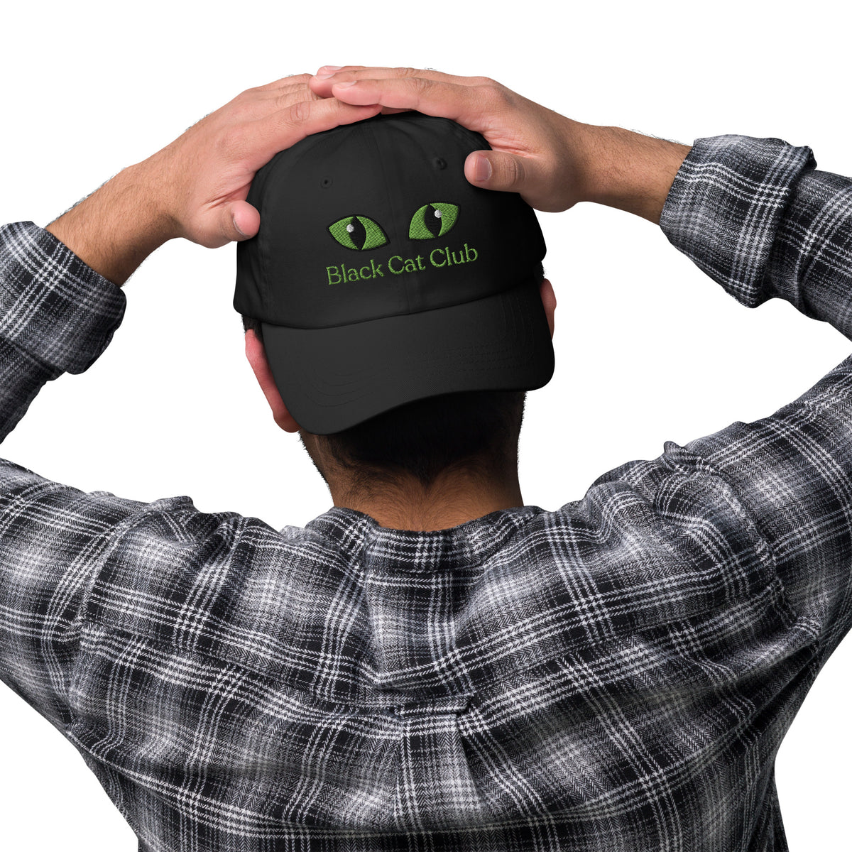 Black Cat Club | Green Eyes Baseball Cap