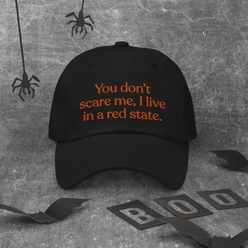 You Don’t Scare Me, I Live in a Red State Baseball Cap