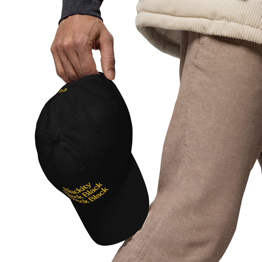Blackity Black Black Baseball Cap