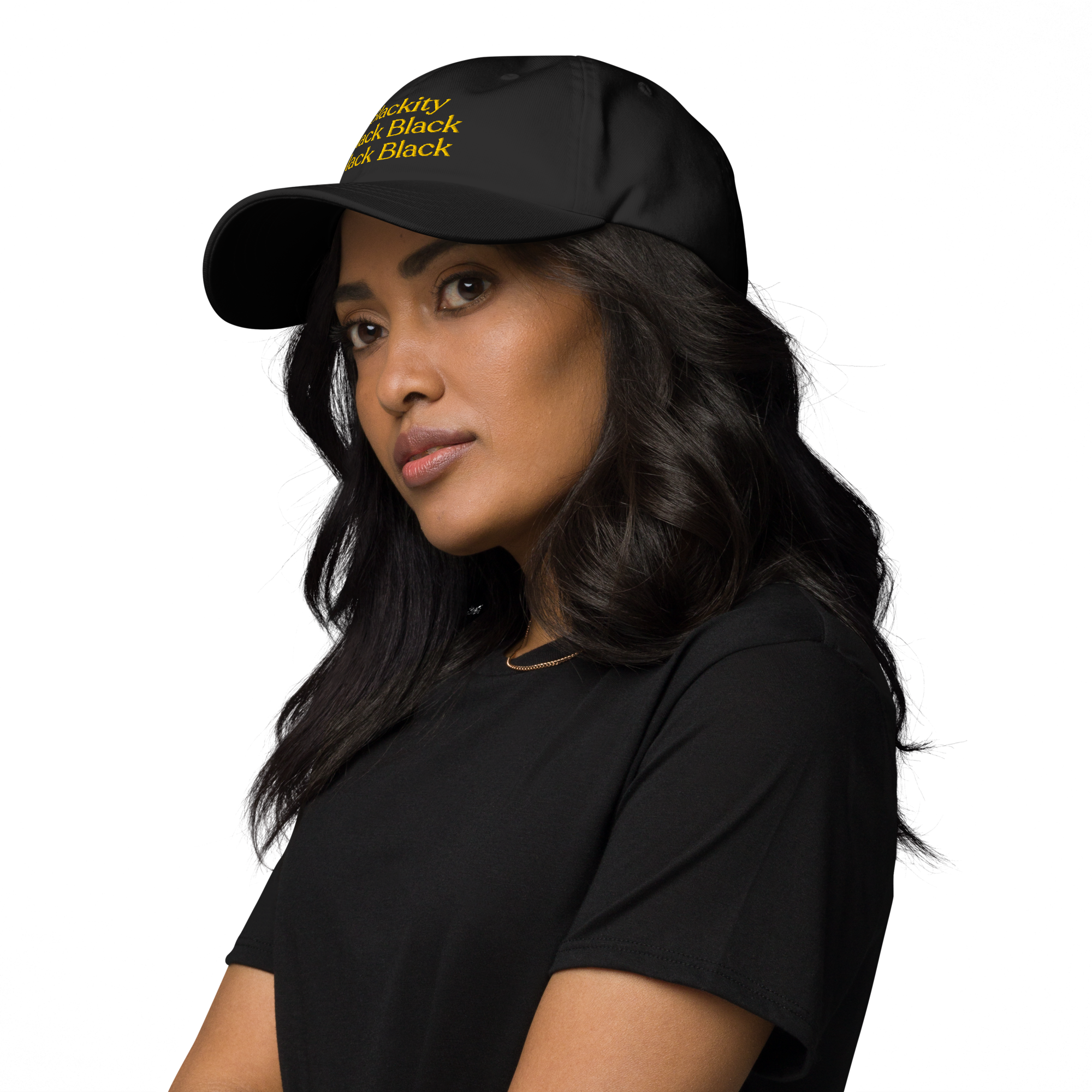 Blackity Black Black Baseball Cap