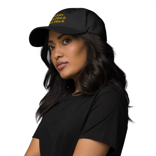 Blackity Black Black Baseball Cap