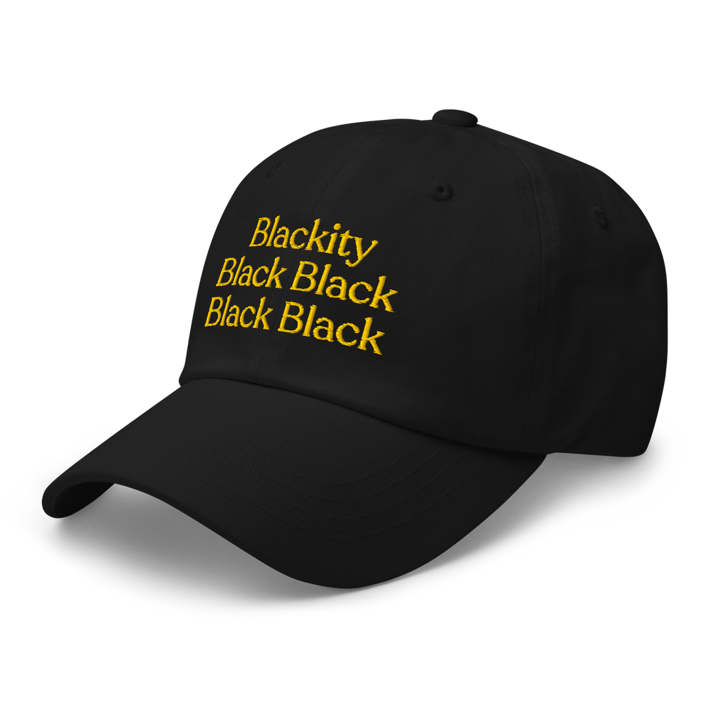 Blackity Black Black Baseball Cap