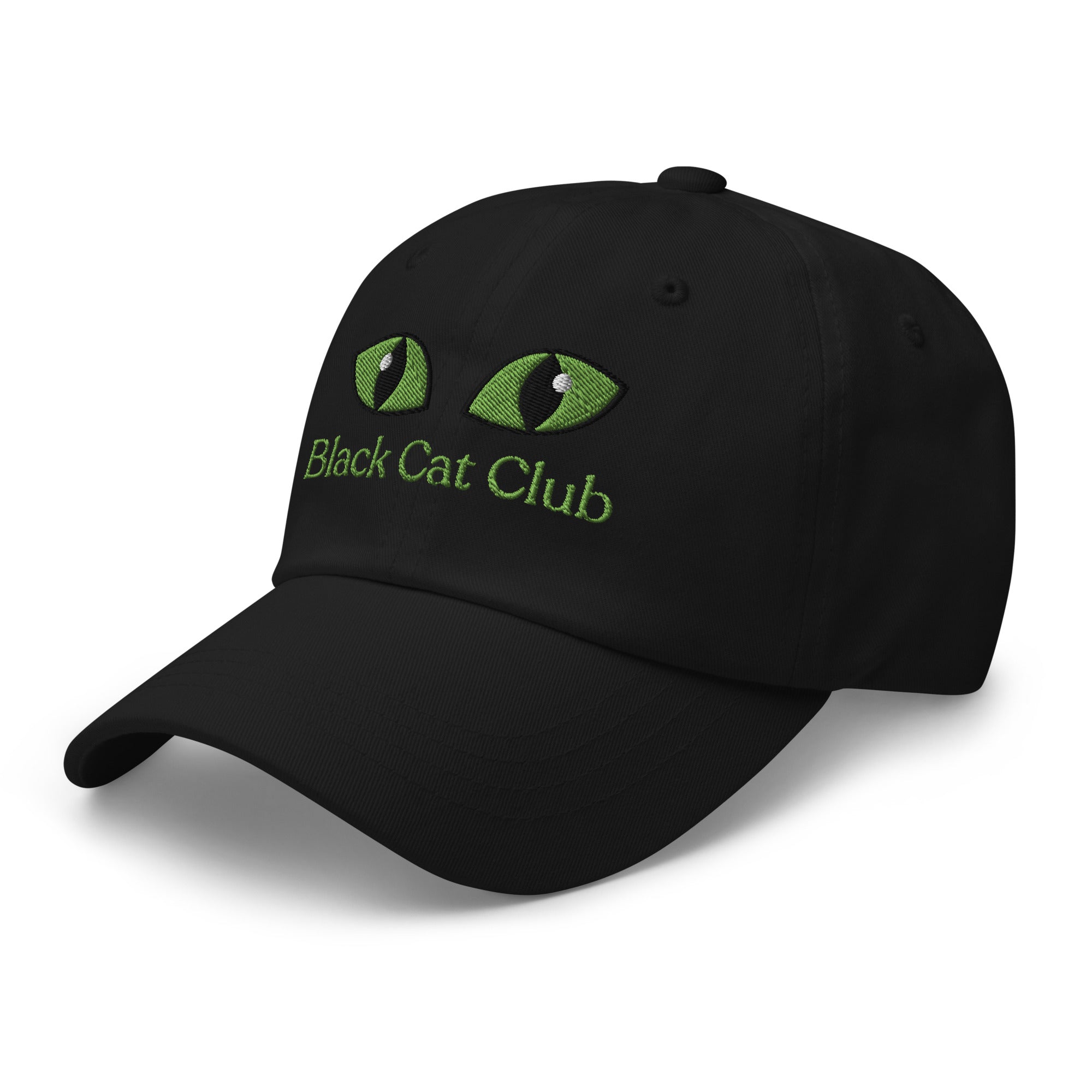 Black Cat Club | Green Eyes Baseball Cap