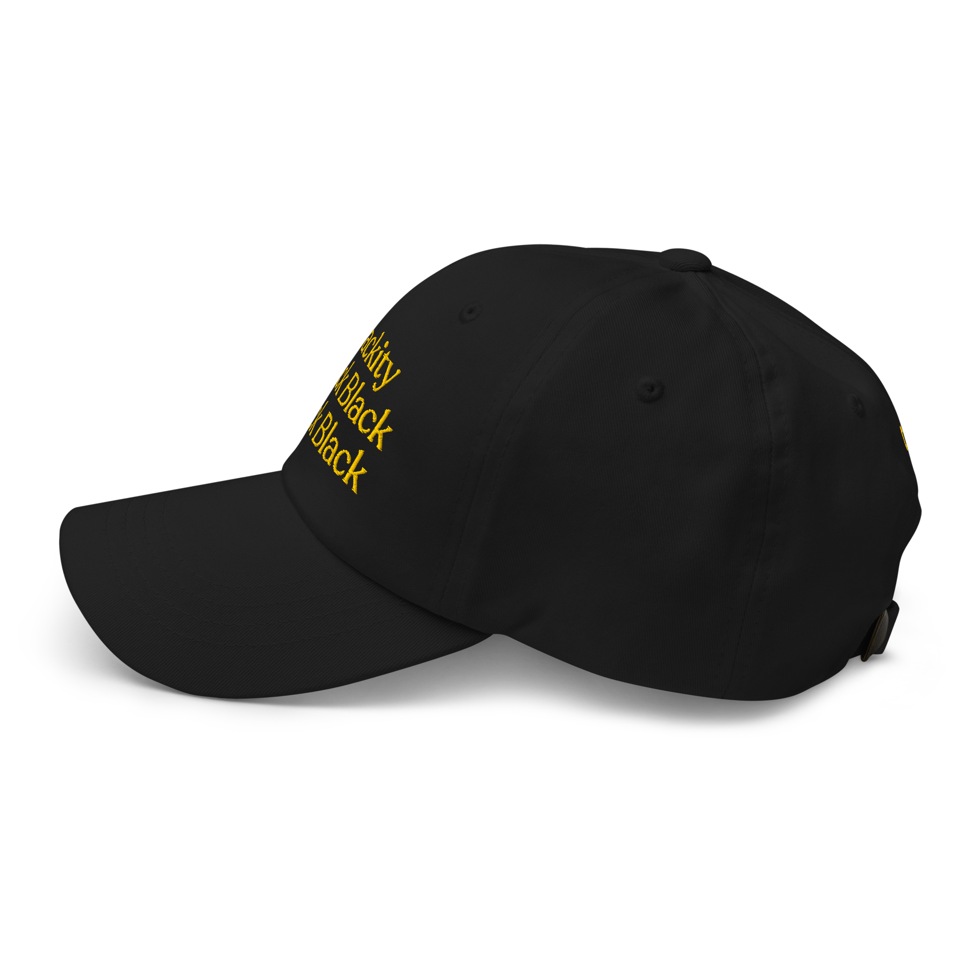 Blackity Black Black Baseball Cap