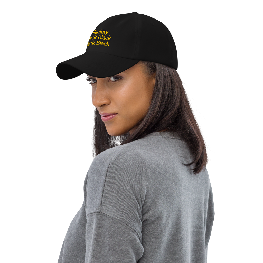 Blackity Black Black Baseball Cap