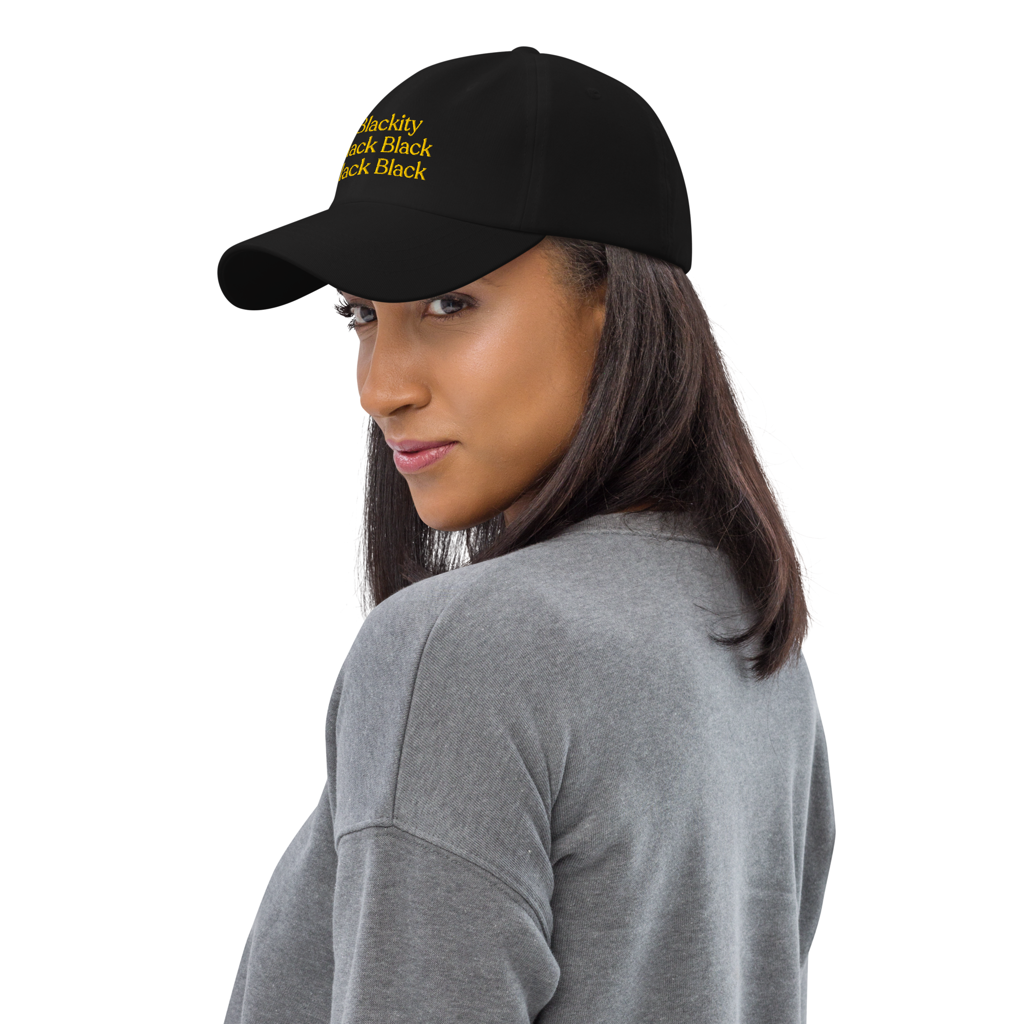 Blackity Black Black Baseball Cap