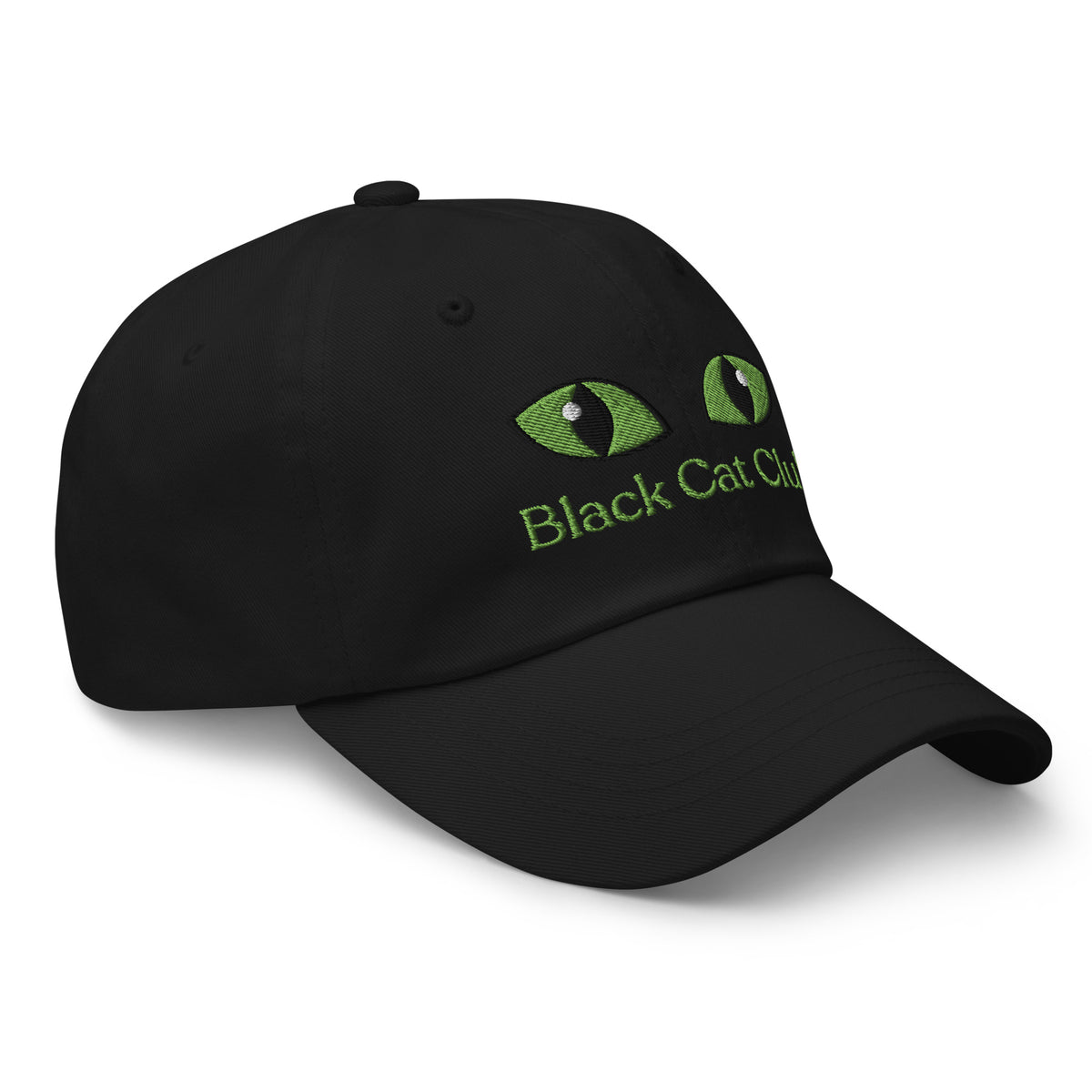 Black Cat Club | Green Eyes Baseball Cap