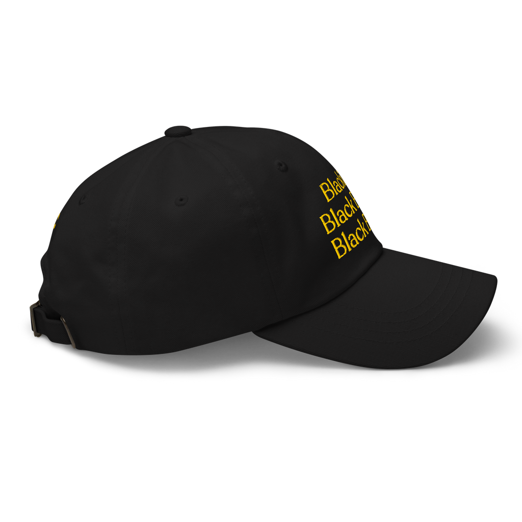 Blackity Black Black Baseball Cap