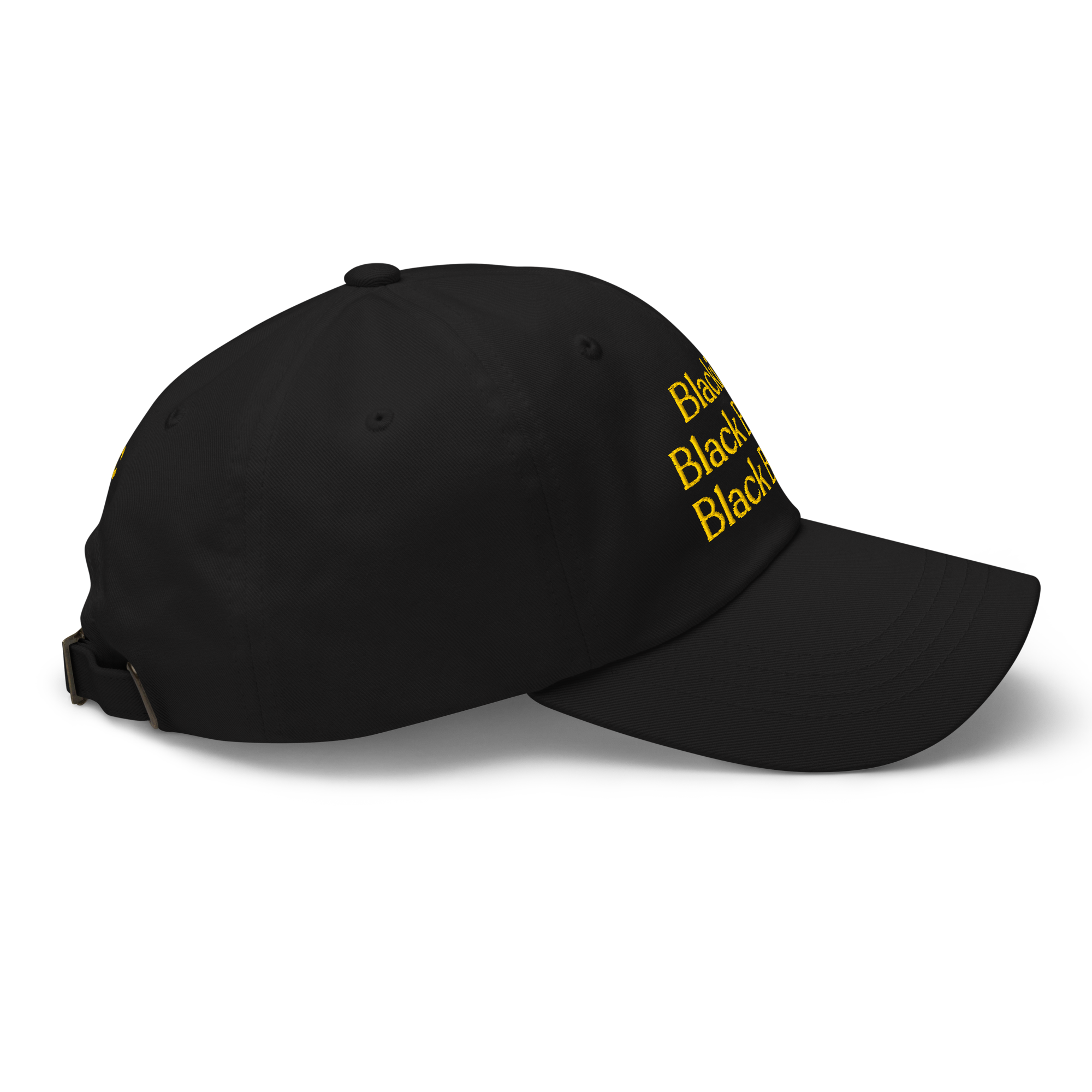 Blackity Black Black Baseball Cap