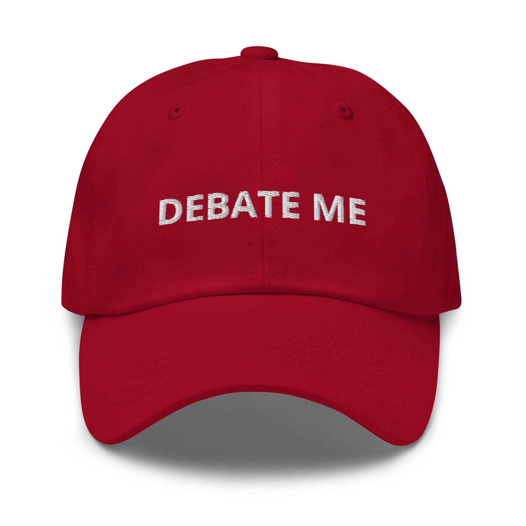 Debate Me Baseball Cap
