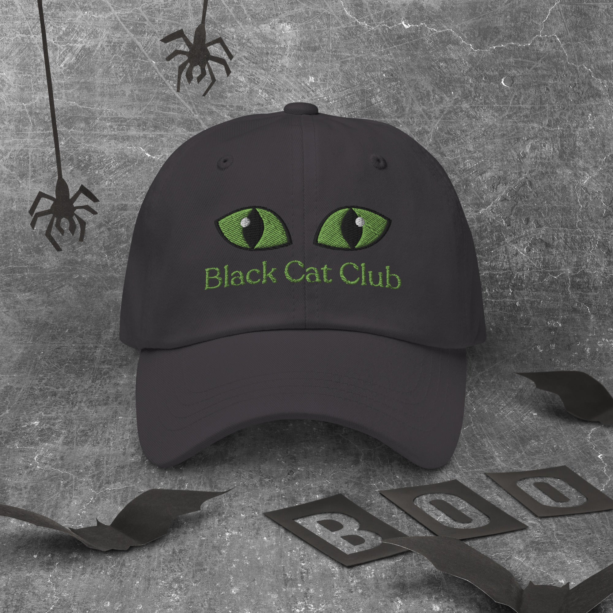 Black Cat Club | Green Eyes Baseball Cap