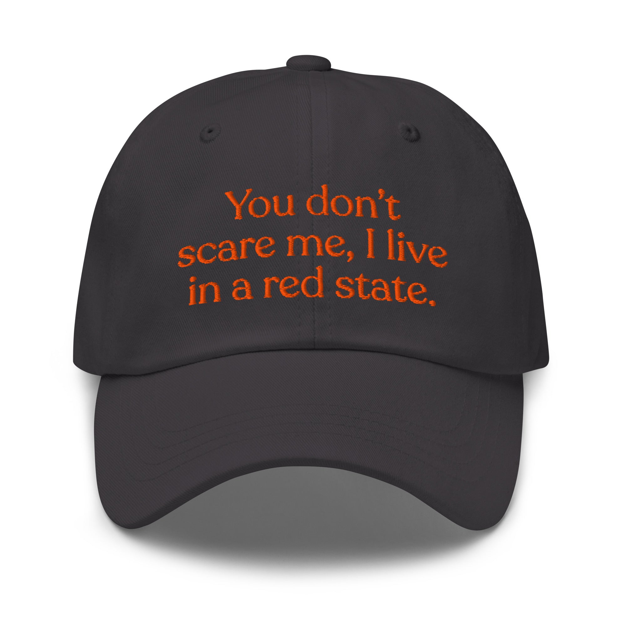 You Don’t Scare Me, I Live in a Red State Baseball Cap