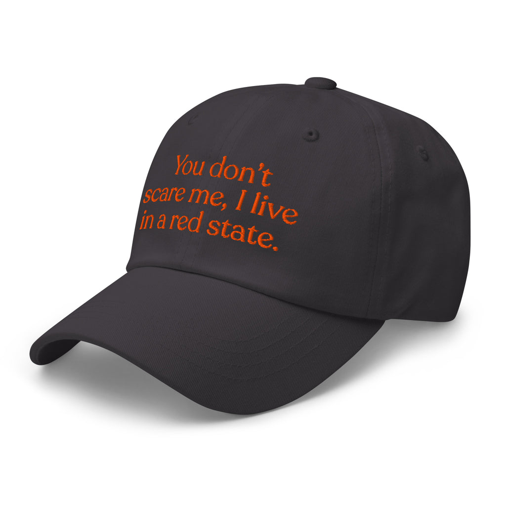 You Don’t Scare Me, I Live in a Red State Baseball Cap