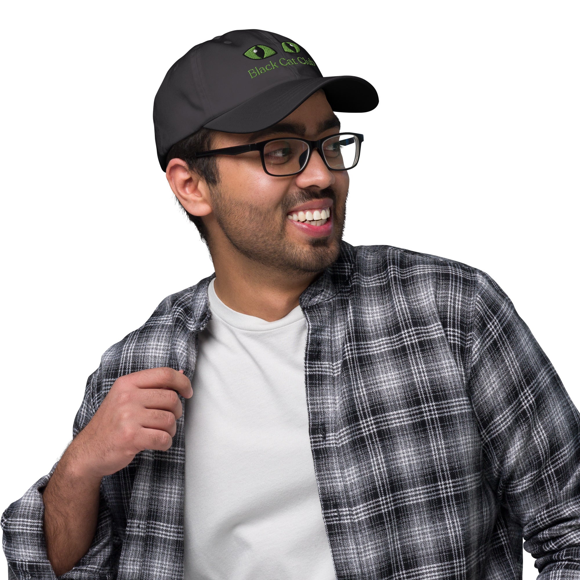 Black Cat Club | Green Eyes Baseball Cap