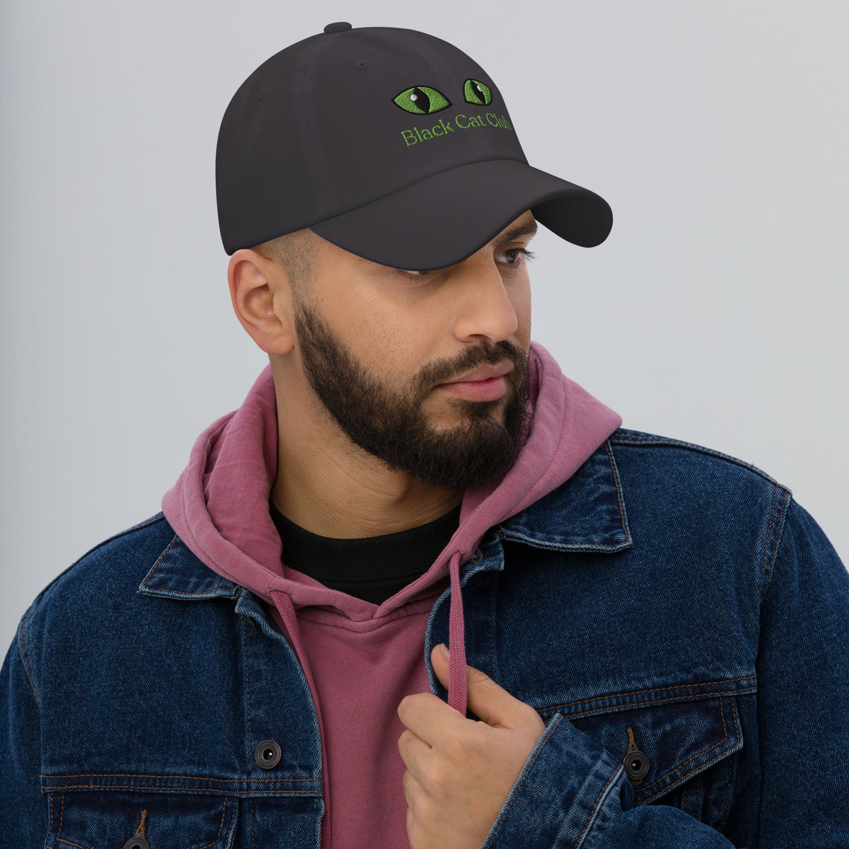 Black Cat Club | Green Eyes Baseball Cap