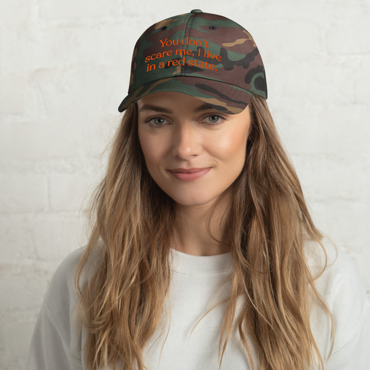 You Don’t Scare Me, I Live in a Red State Baseball Cap