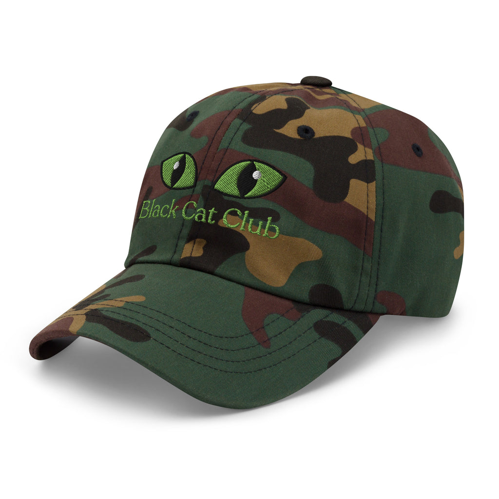 Black Cat Club | Green Eyes Baseball Cap
