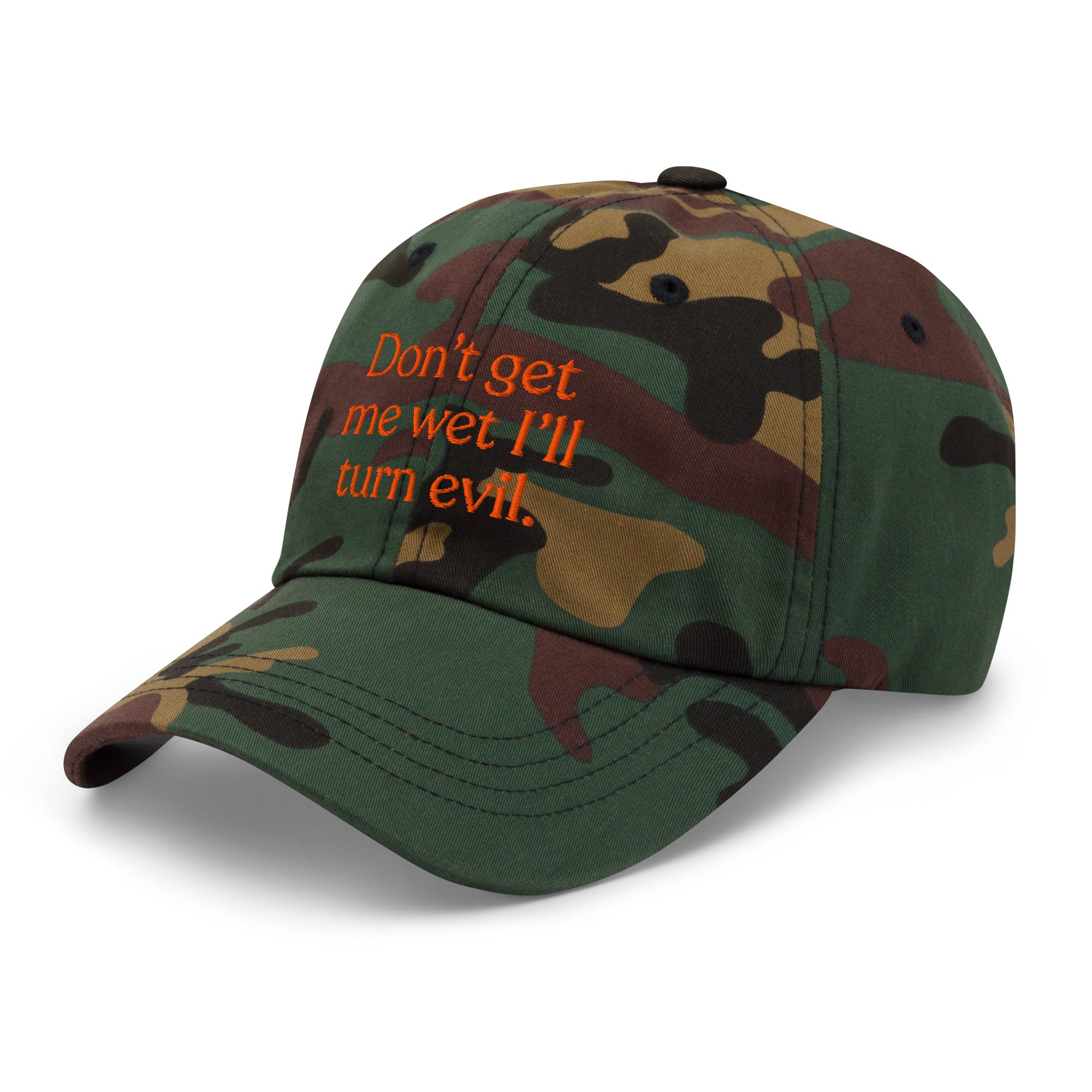 Don't Get Me Wet, I'll Turn Evil Baseball Cap