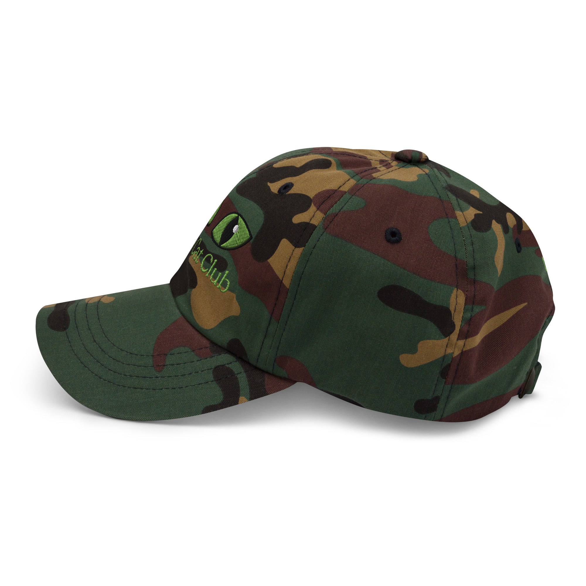 Black Cat Club | Green Eyes Baseball Cap