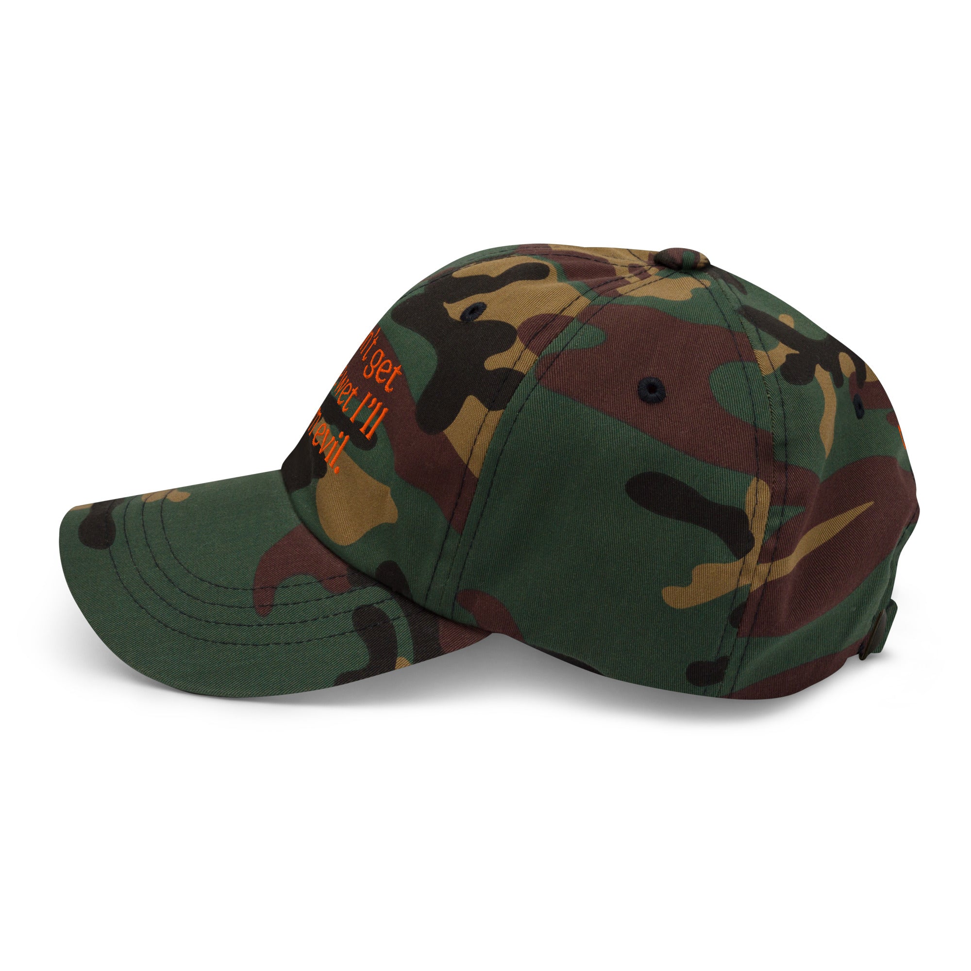 Don't Get Me Wet, I'll Turn Evil Baseball Cap