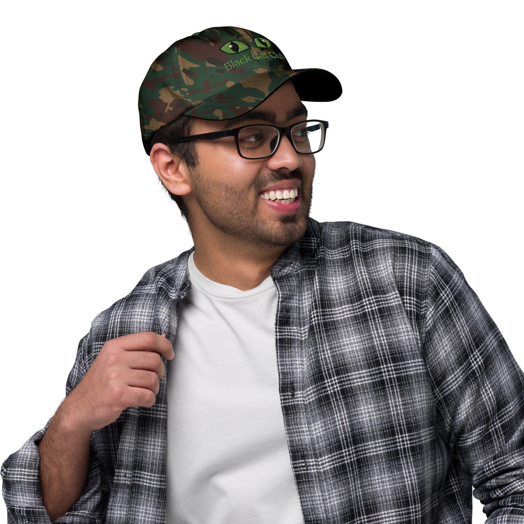 Black Cat Club | Green Eyes Baseball Cap