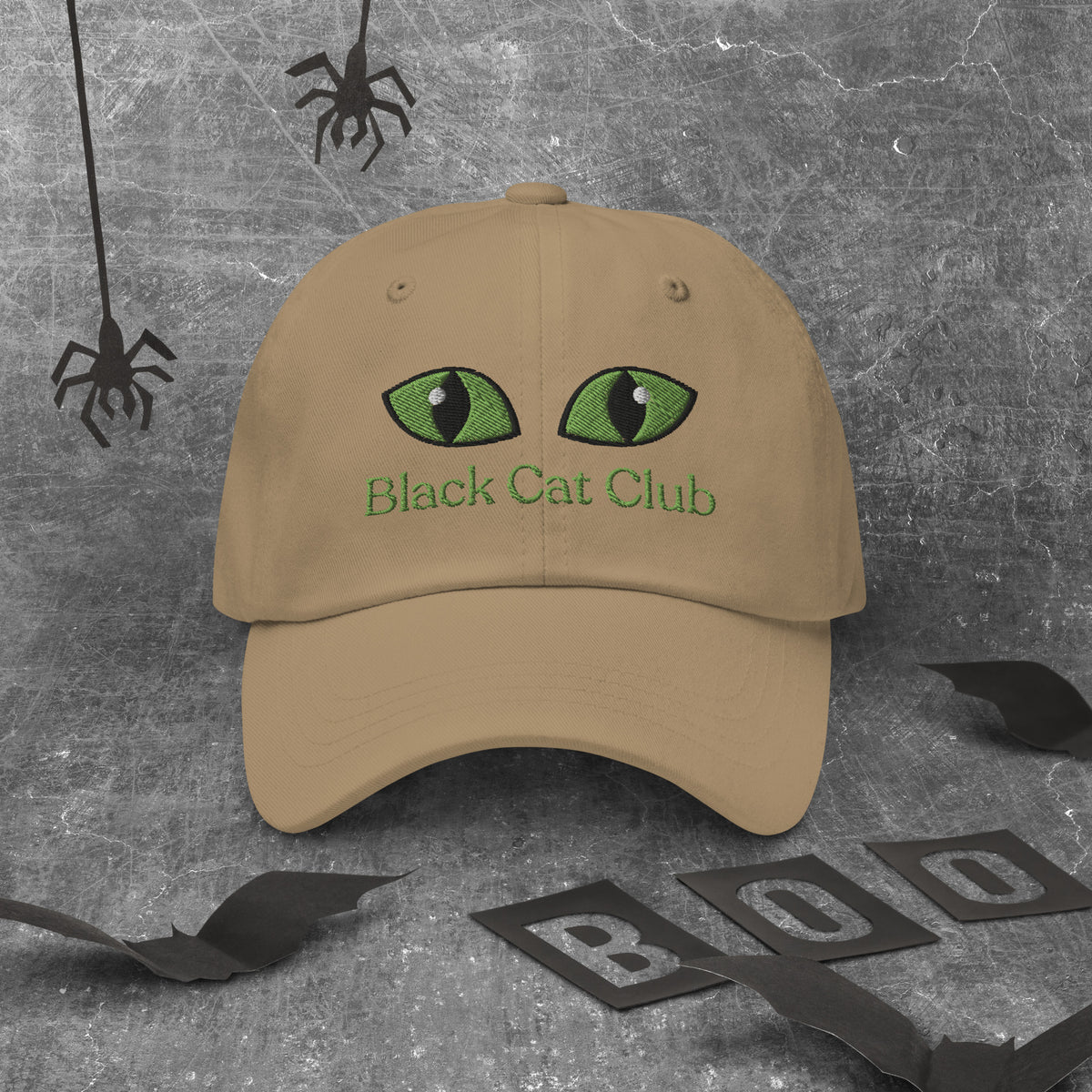 Black Cat Club | Green Eyes Baseball Cap