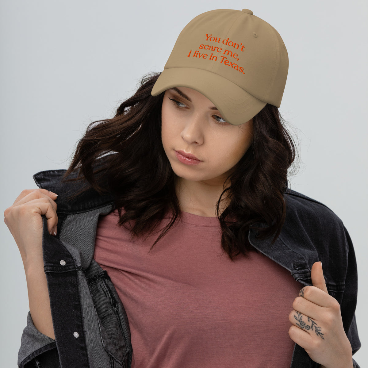 You Don’t Scare Me, I Live in Texas Baseball Cap