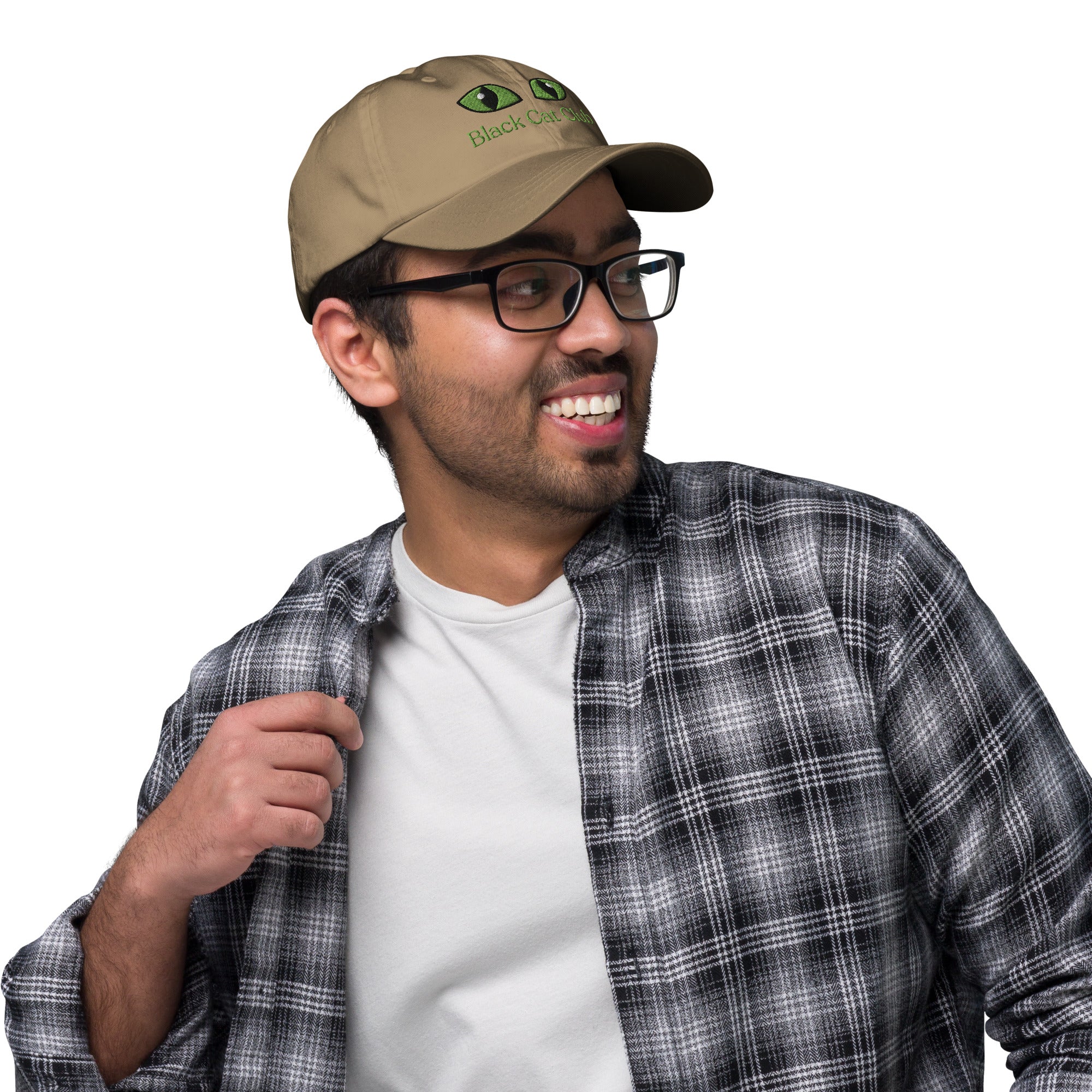 Black Cat Club | Green Eyes Baseball Cap