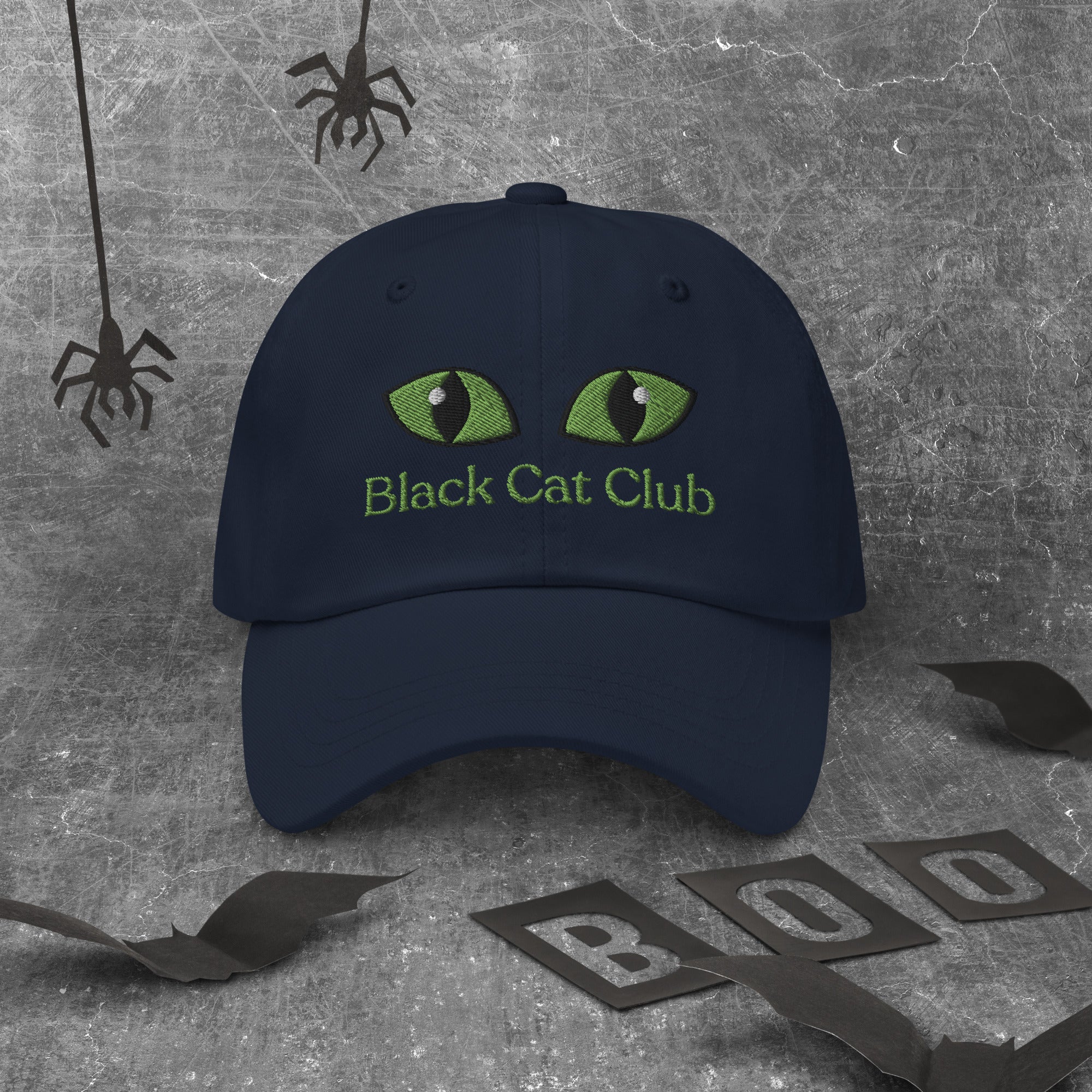 Black Cat Club | Green Eyes Baseball Cap