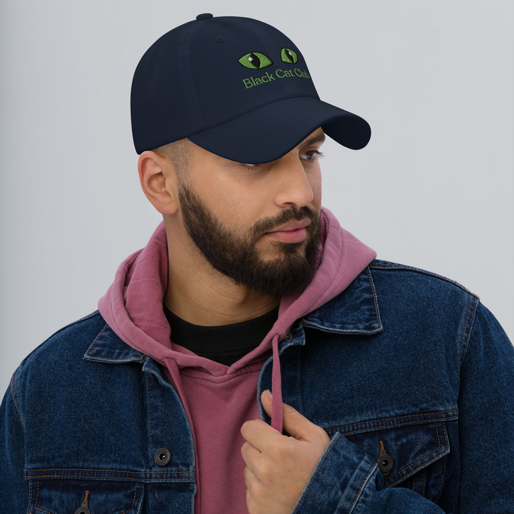 Black Cat Club | Green Eyes Baseball Cap