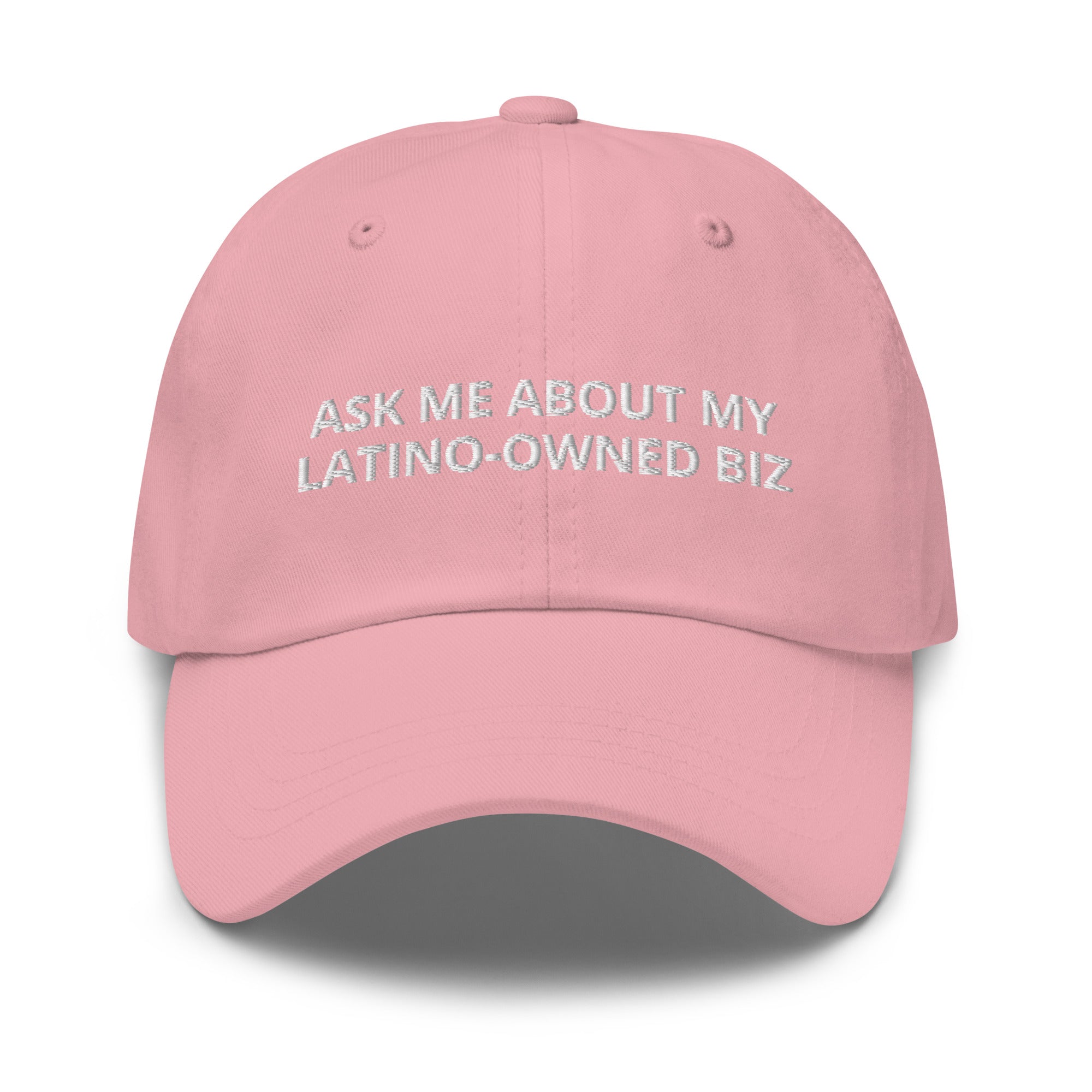 Ask Me About My Latino-Owned Business Baseball Cap