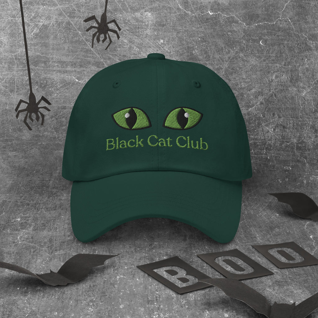 Black Cat Club | Green Eyes Baseball Cap