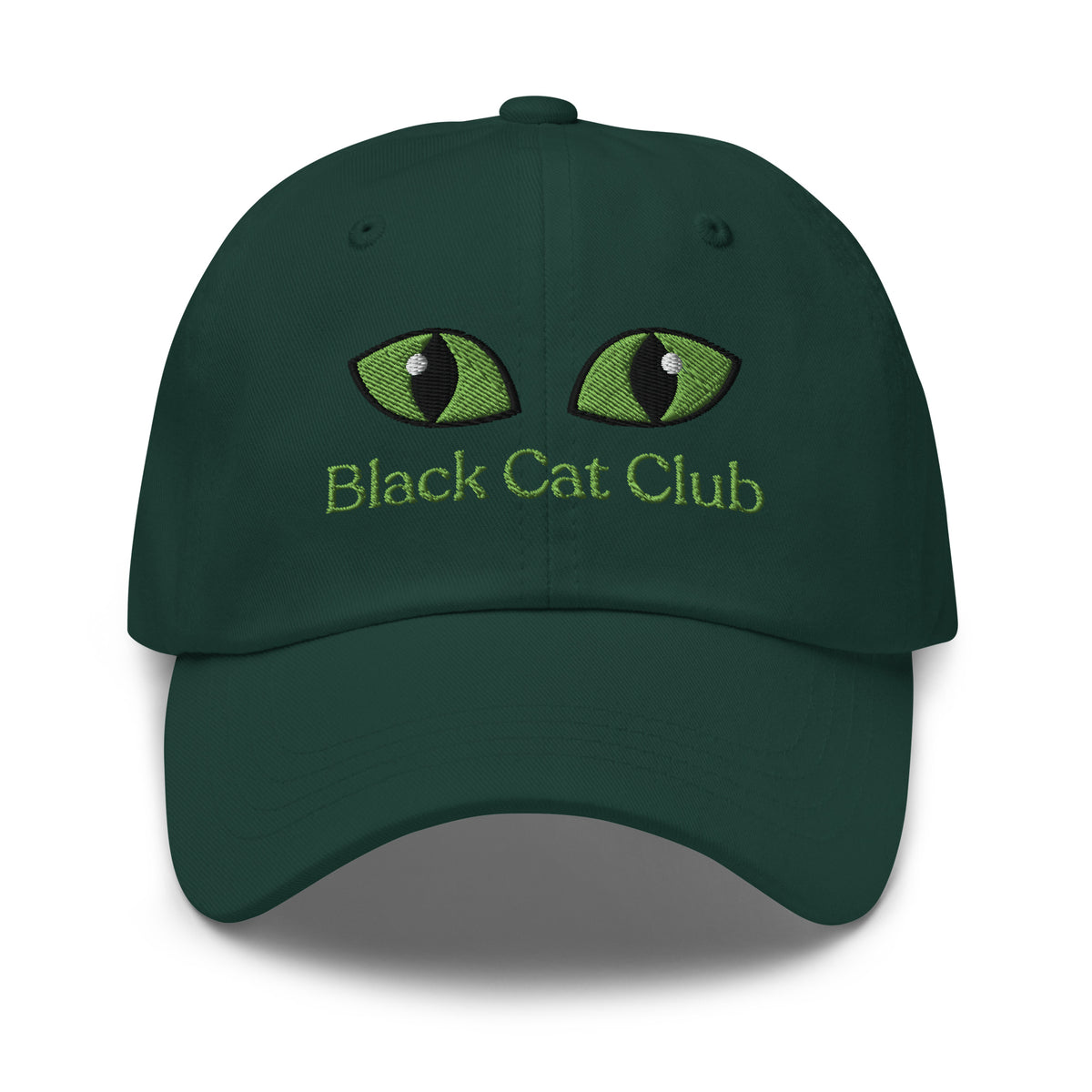 Black Cat Club | Green Eyes Baseball Cap