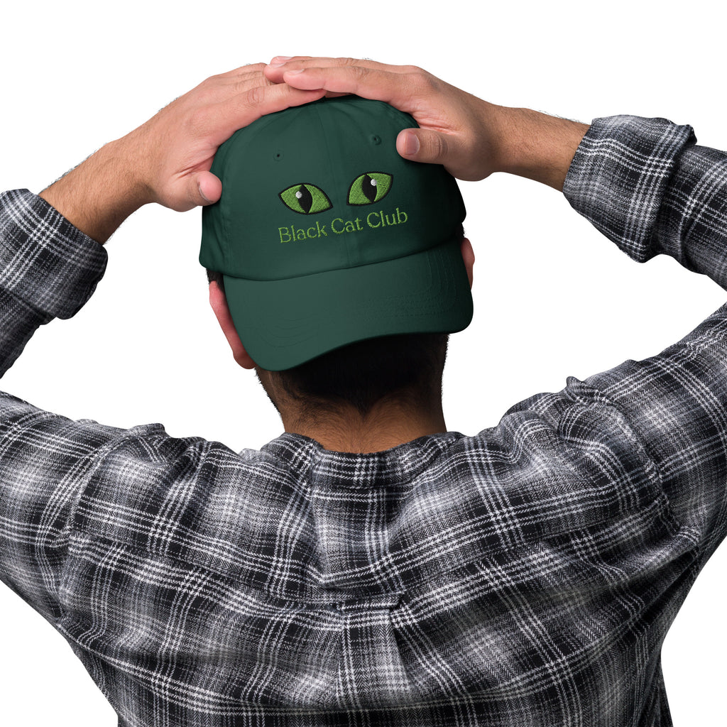 Black Cat Club | Green Eyes Baseball Cap