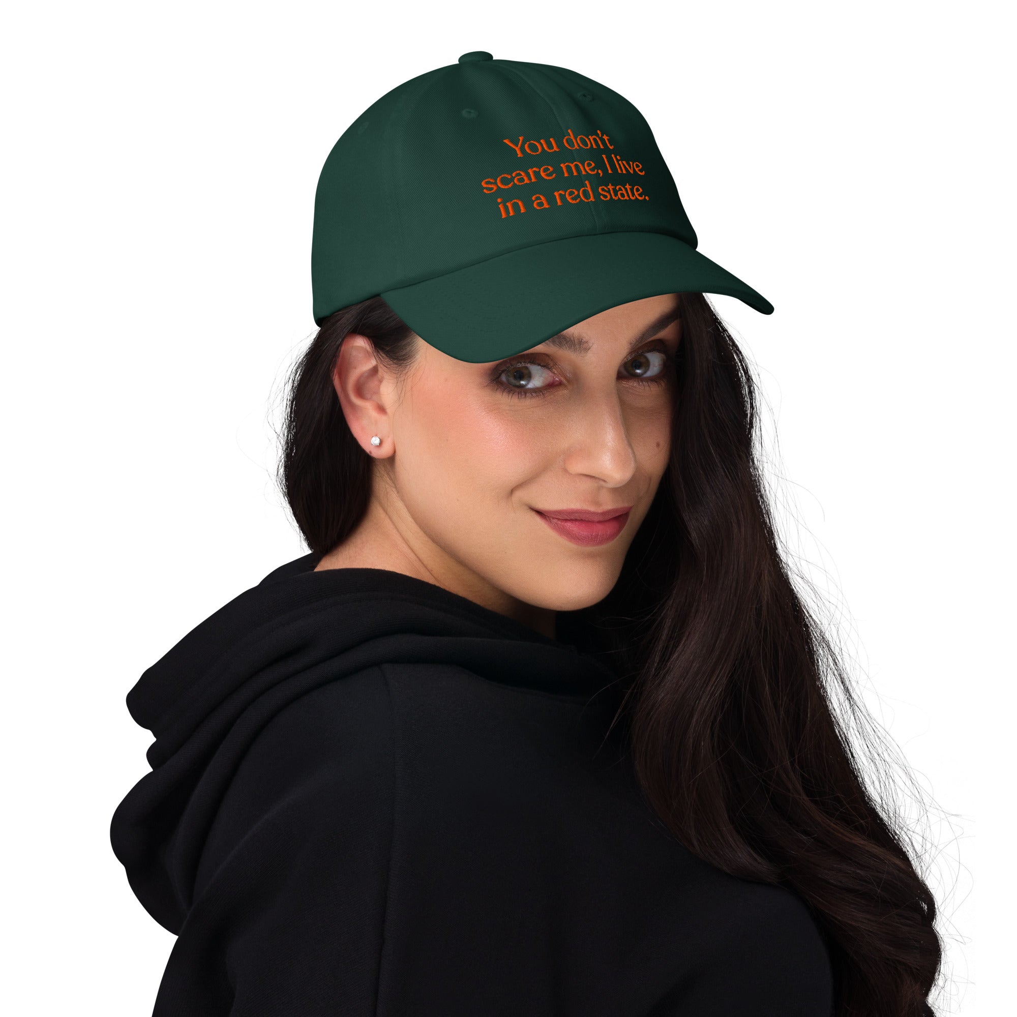 You Don’t Scare Me, I Live in a Red State Baseball Cap