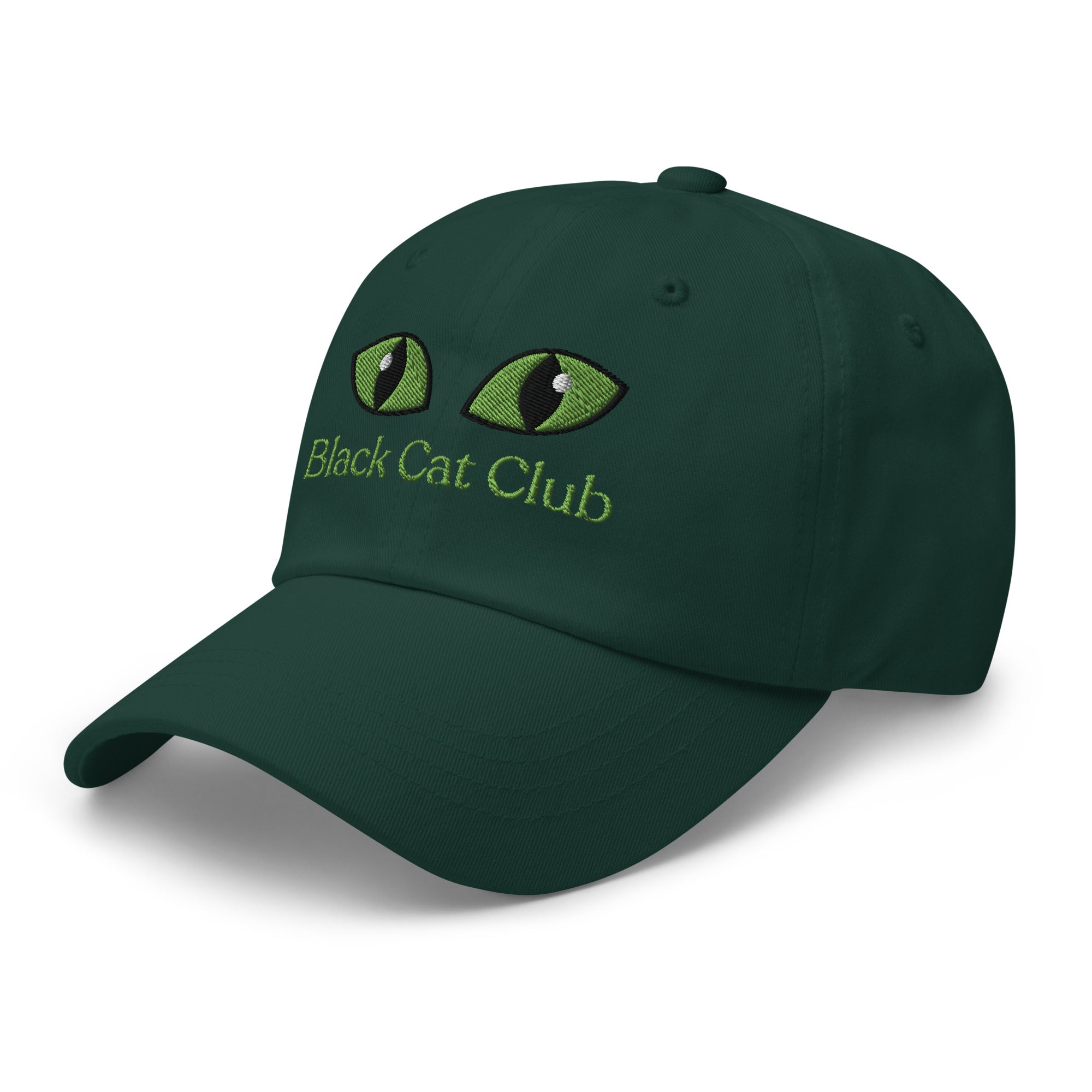 Black Cat Club | Green Eyes Baseball Cap