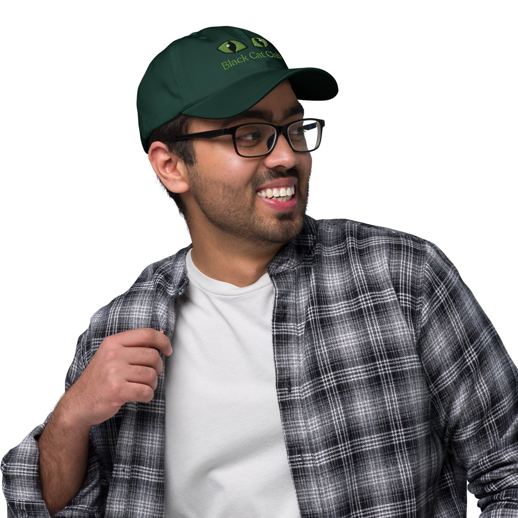 Black Cat Club | Green Eyes Baseball Cap