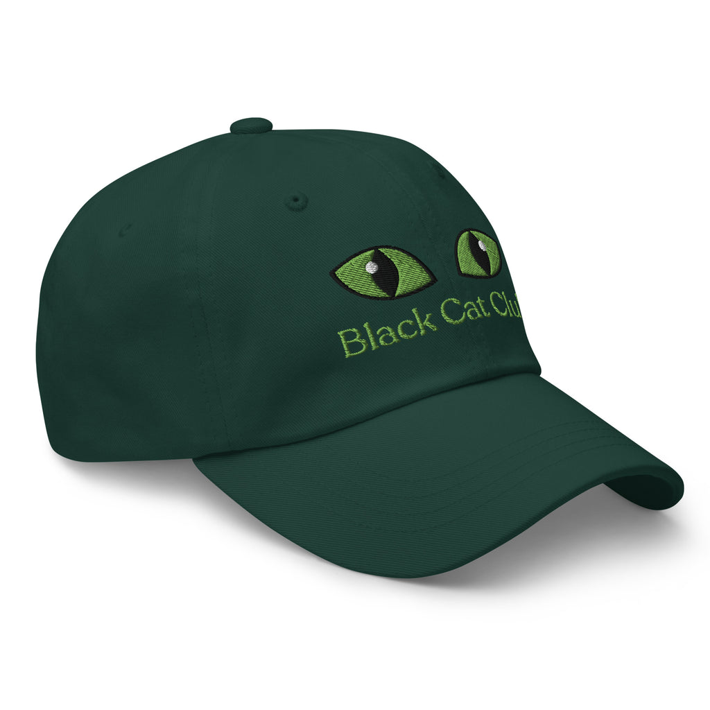 Black Cat Club | Green Eyes Baseball Cap