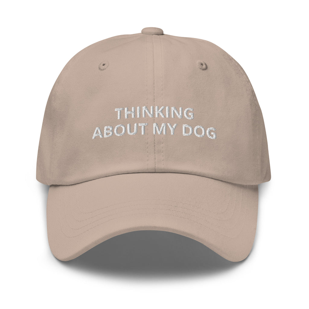 Thinking About My Dog Baseball Cap