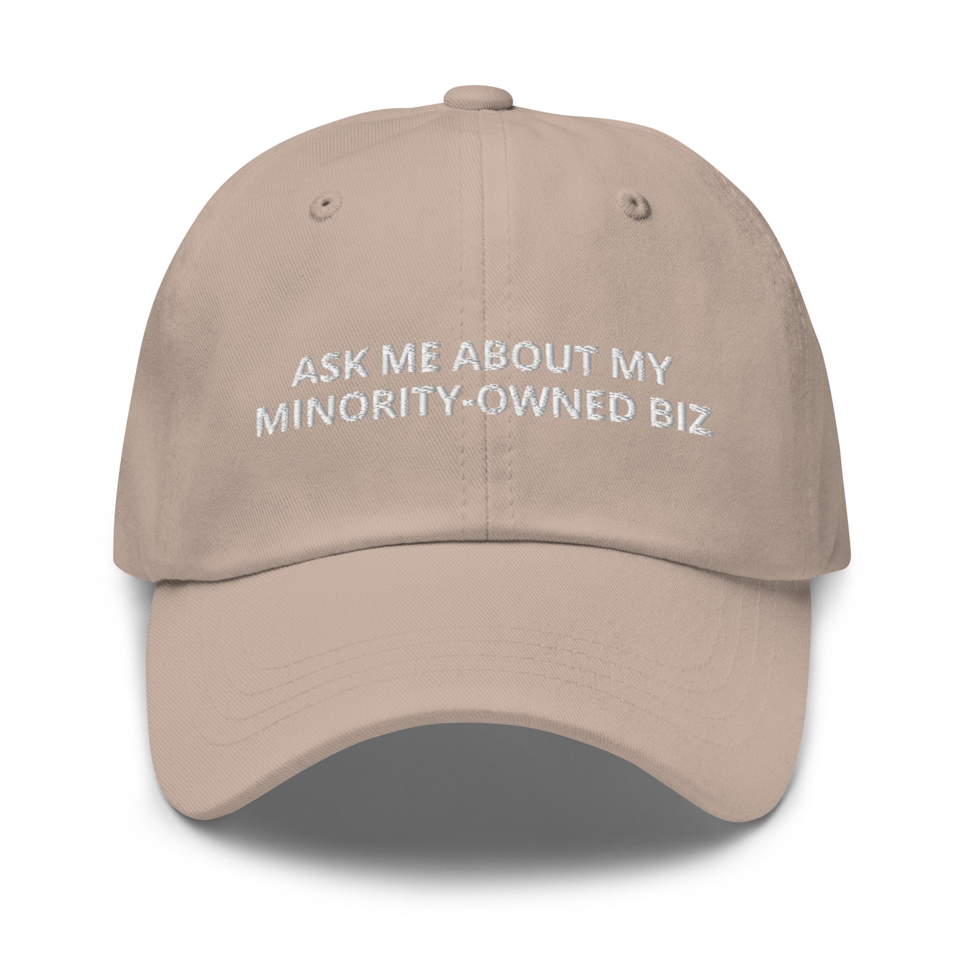Ask Me About My Minority-Owned Business Baseball Cap