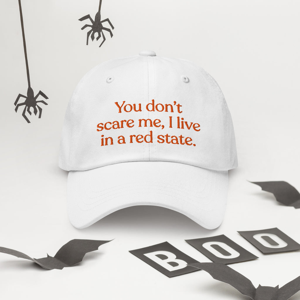 You Don’t Scare Me, I Live in a Red State Baseball Cap